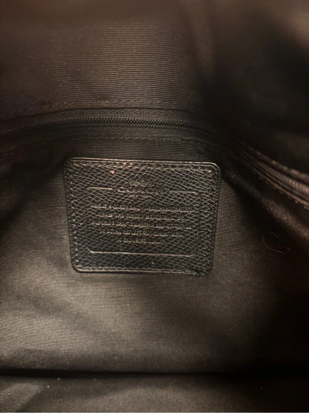 Coach Brown Signature Canvas Tote with Dark Leather Trim